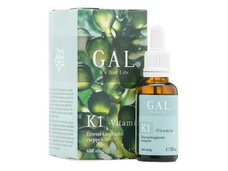 GAL K1-vitamin, 1000 mcg K-vitamin 480 adag 30ml