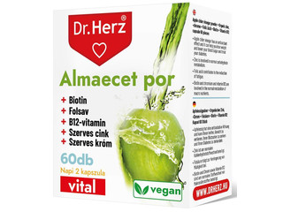 Dr. Herz Almaecet por + Biotin + Folsav 60 db kapszula