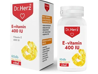 E-vitamin 400IU lágyzselatin kapszula 60db