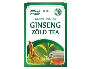 Ginseng zöld teafilter 20 db (Dr.Chen)
