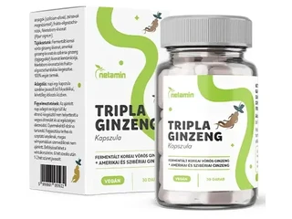 Netamin Tripla Ginzeng étrend-kiegészítő kapszula 30 db