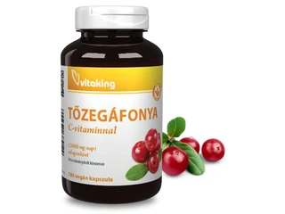 Vitaking Tőzegáfonya C-vitaminnal 180db