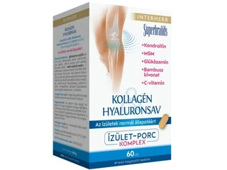 Interherb Kollagén & Hyaluronsav Porcépítő tabletta 60 db