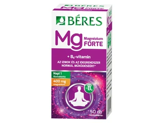 Béres Magnézium 400 mg + B6 Forte filmtabletta 50 db