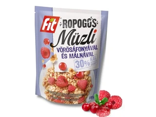 Fit Reggeli Ropogós müzli vörösáfonyával és málnával 200 g