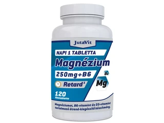 JutaVit Magnézium 250mg+B6+D3 RETARD 120db