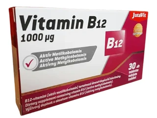 JutaVit B12-vitamin 1000µg Aktív Metilkobalamin 30db
