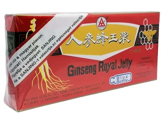 SANJING Blue Bottle Ginzeng Royal Jelly méhpempővel ampulla 10db