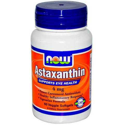 Astaxanthin 4 mg 60 Zöldség kapszula (NOW)