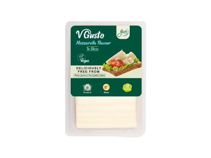 Gusto Vegan Mozzarella ízű szeletelt 140g