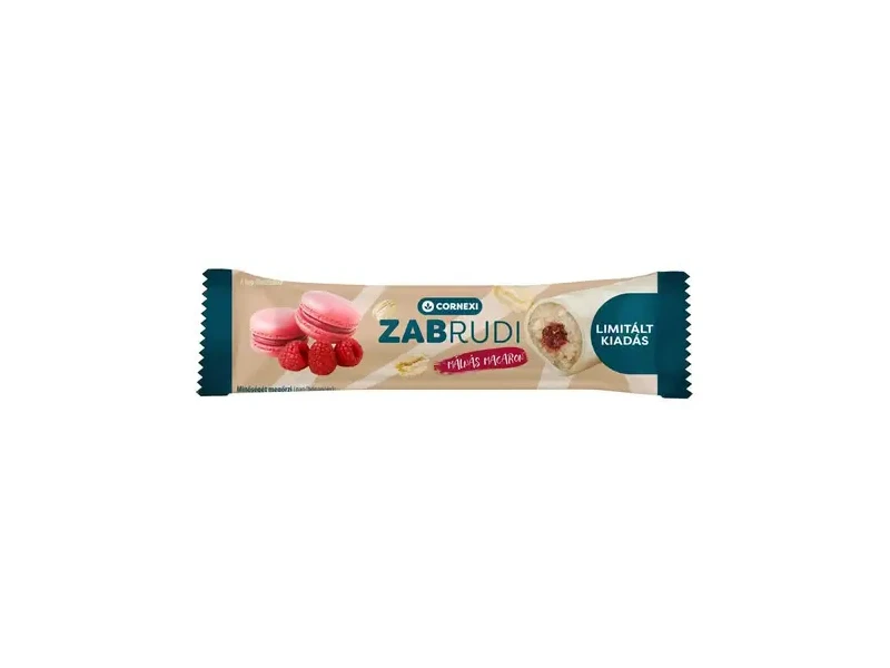 Cornexi Zabrudi - Macaron ízű töltött zabrúd, joghurtos bevonattal 30g