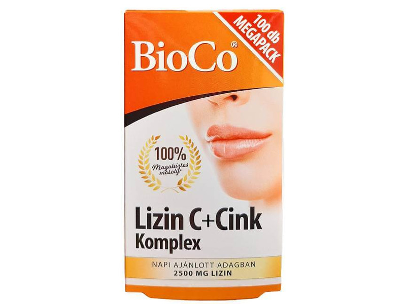 BioCo Lizin C+Cink Komplex MEGAPACK 100db