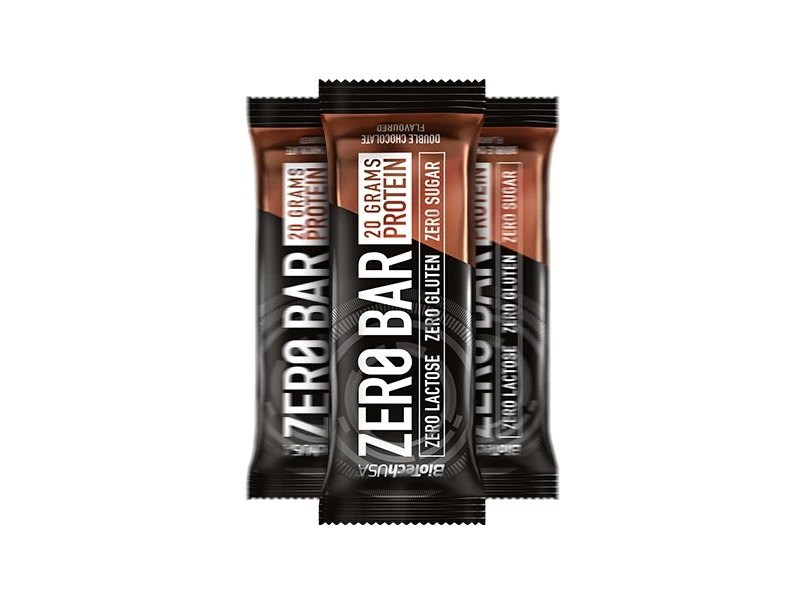 Zero Bar dupla csoki ízesítésű 50 g (BioTech USA)