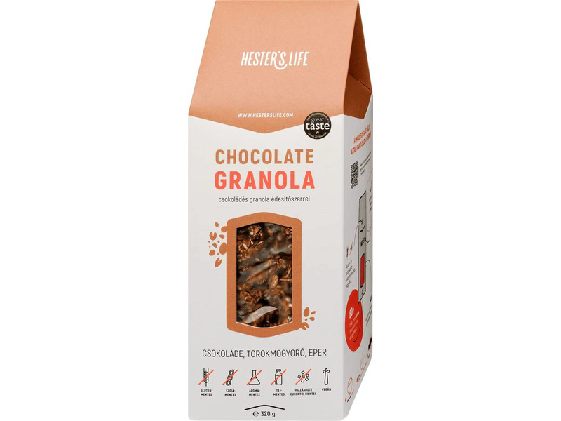 Hester's Life Chocolate Granola (Csokoládés) 320g