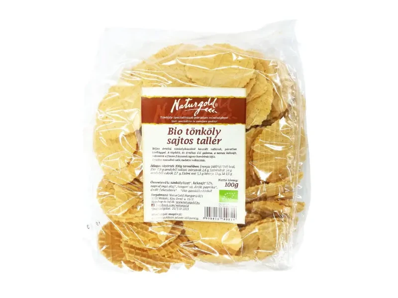 Naturgold Bio tönköly sajtos tallér 100g