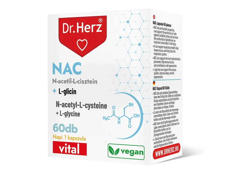 Dr.Herz NAC 750 mg 60 db kapszula
