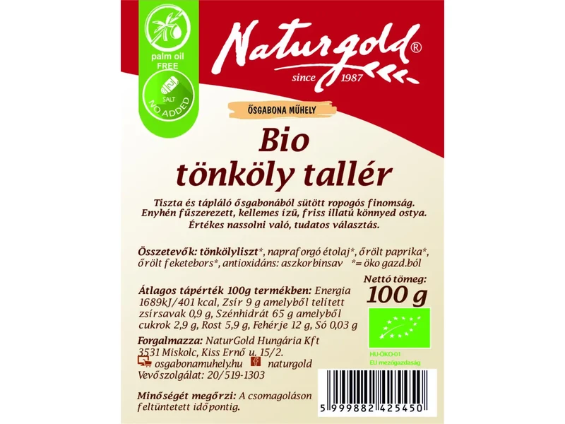 Naturgold Bio Tönköly Natúr 