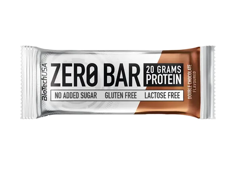 BioTech USA Zero Bar dupla csoki ízesítésű 50 g