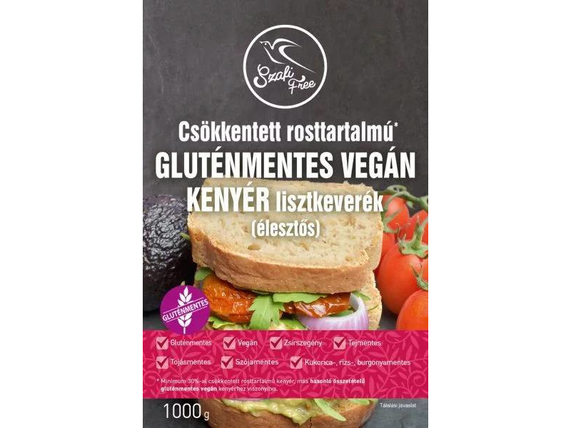 Szafi Free csökkentett rosttartalmú vegán kenyér lisztkeverék (él.) (gluténmentes) 1000g