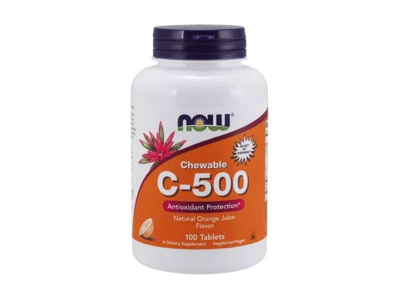 NOW C-500 ORANGE Chewable 100db