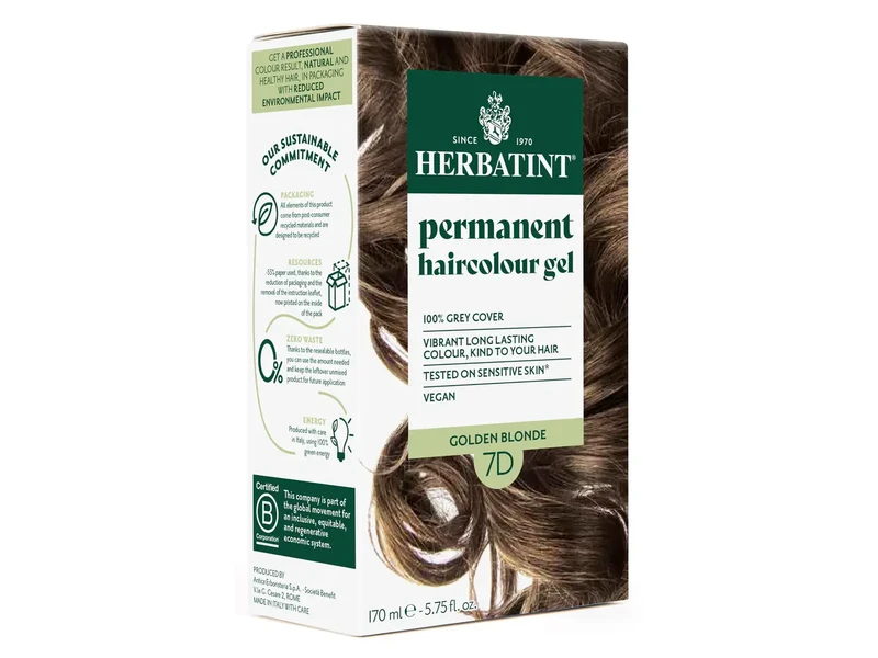 Herbatint 7D Aranyszőke hajfesték 170 ml