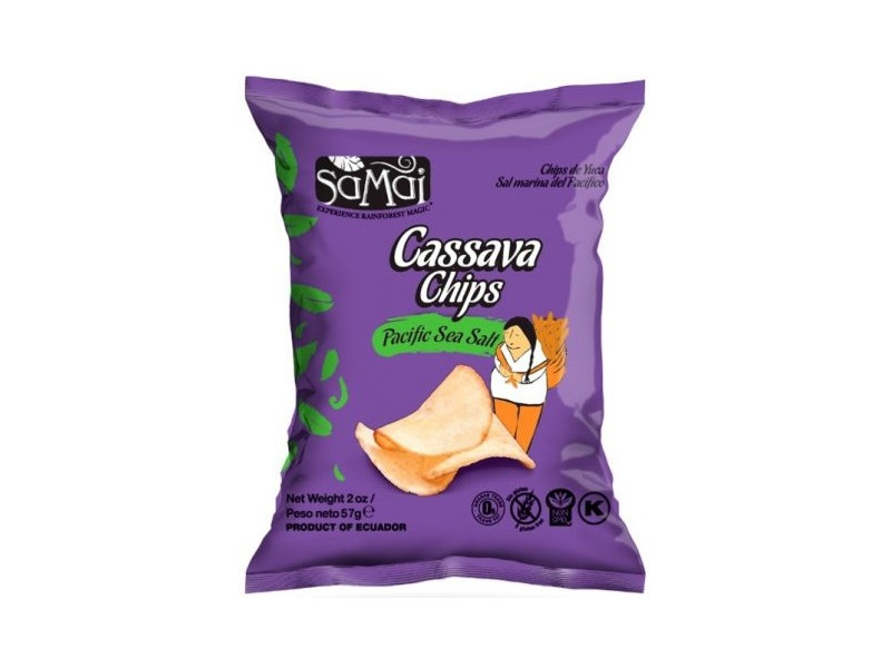 Cassava chips tengeri sós 57g SAMAI