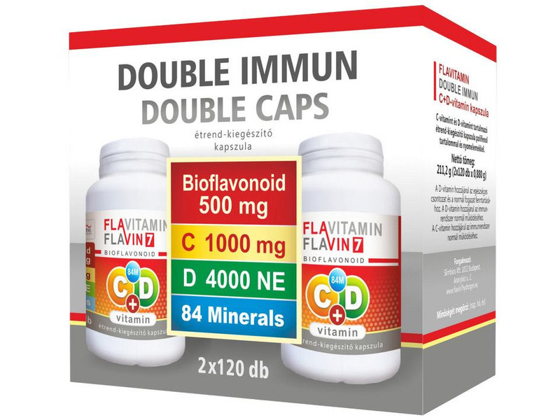 Flavitamin Double Immun C+D vitamin 2 x120db