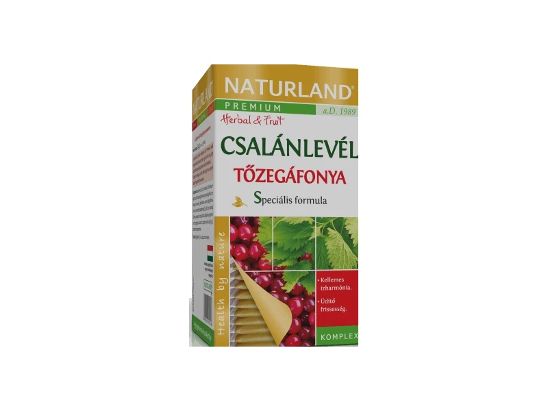 NL Prémium Csalánlevél tőzegáfonya tea 20x1,2g