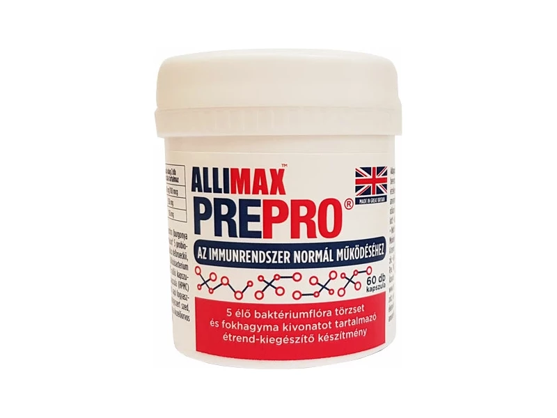 Allimax PrePro probiotikum allicinnel kapszula 60db