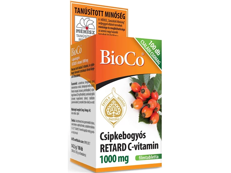 BioCo C-1000mg Retard Családi csomag tabletta 100db