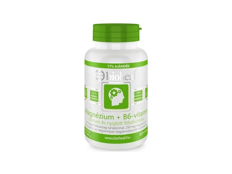 Bioheal Magnézium + B6 vitamin filmtabletta 70 db