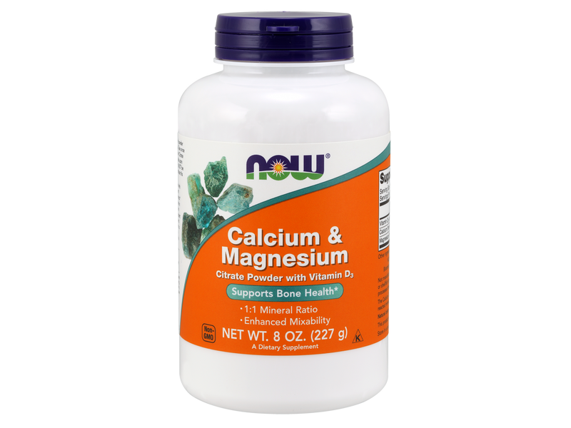 Now Calcium Magnesium Citrat 227g por