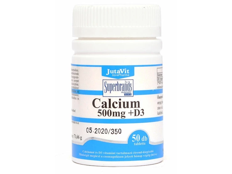 JutaVit Calcium tabletta 50db 500mg