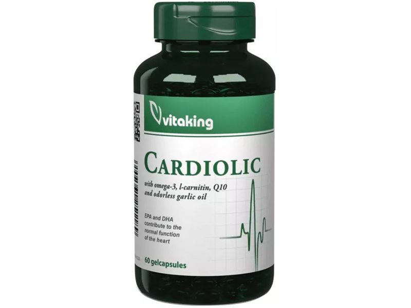 VK Cardiolic Q10+Omega+L-car+Garlic 60db