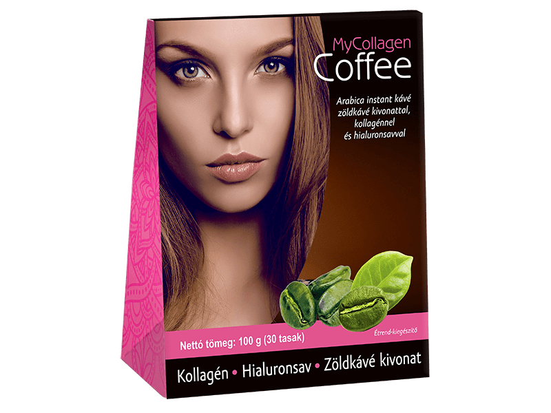 MyCollagen Coffe Arabica instant kávé kollagénnel 100g 30 tasak