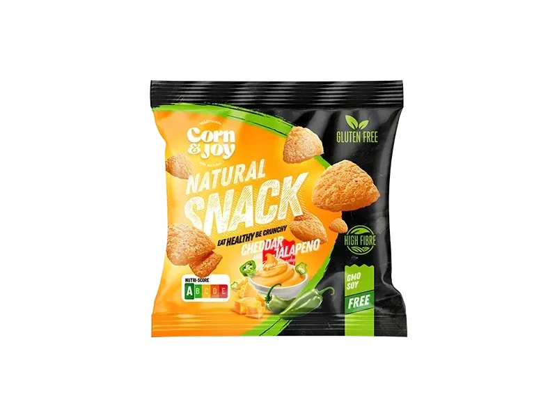 Corn&Joy kukorica snack 40g - Jalapeno-cheddar