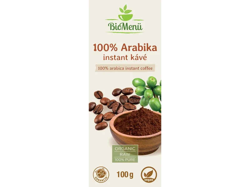 BIO 100% Arabika instant kávé 100 g