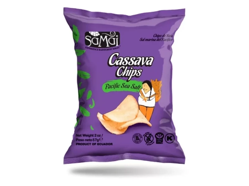 Cassava chips tengeri sós 57g SAMAI