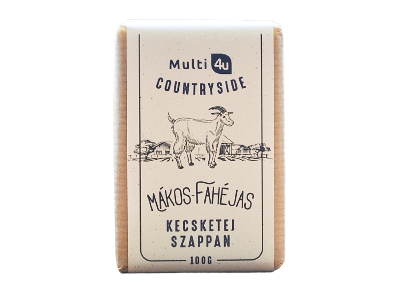 Multi 4U Countryside Mákos-Fahéjas kecsketej szappan 100g