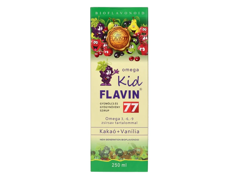 Flavin 77 Omega Kid szirup 250 ml (green)