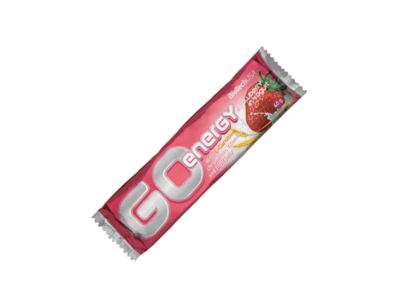 Go Energy Bar 40 g Eper-Joghurt BioTech USA