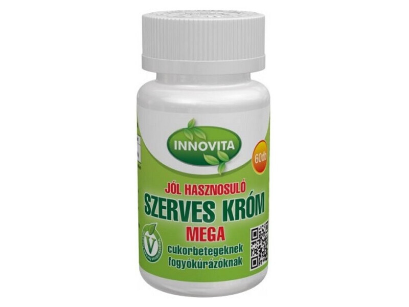 Innovita szerves króm Mega tabletta 60db