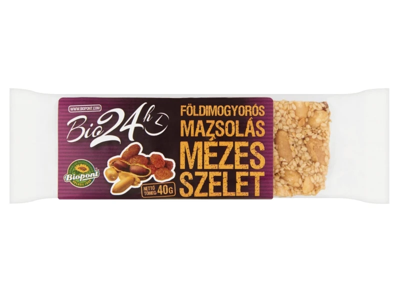 BP földimogyorós mézes szelet 40g BioPont