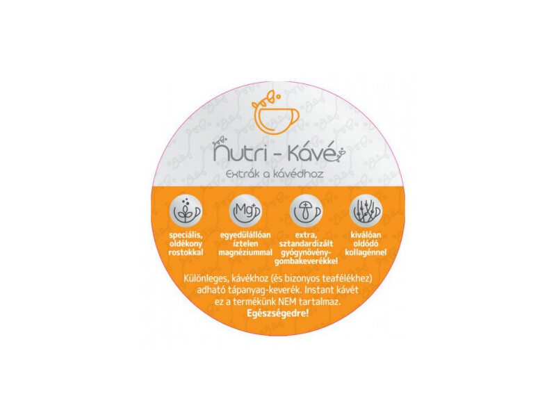 Nutri-kávé extrák a kávédhoz 108g