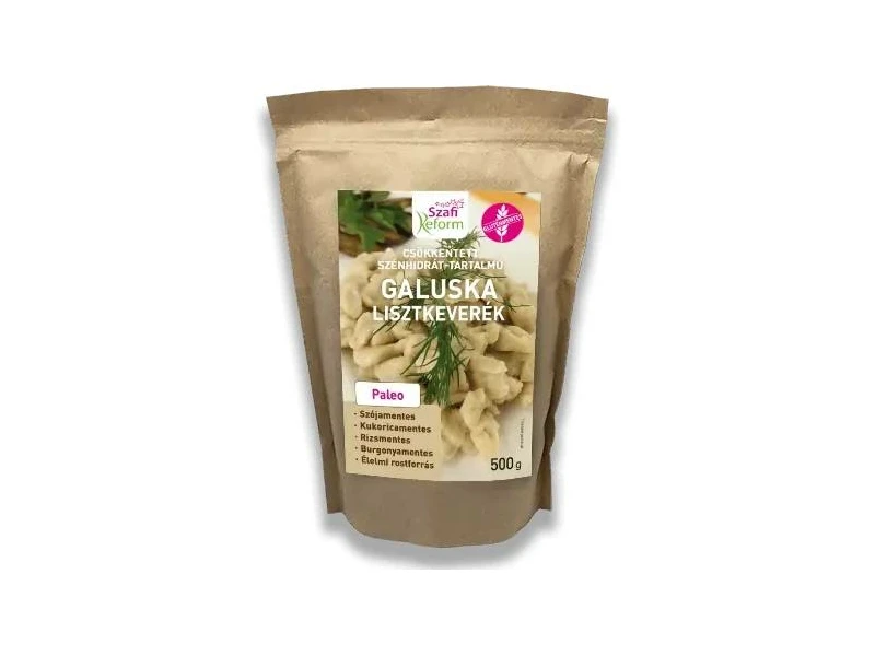 Szafi Reform csökkentett szénhidrát-tartalmú GALUSKA lisztkeverék (gluténmentes) 500g