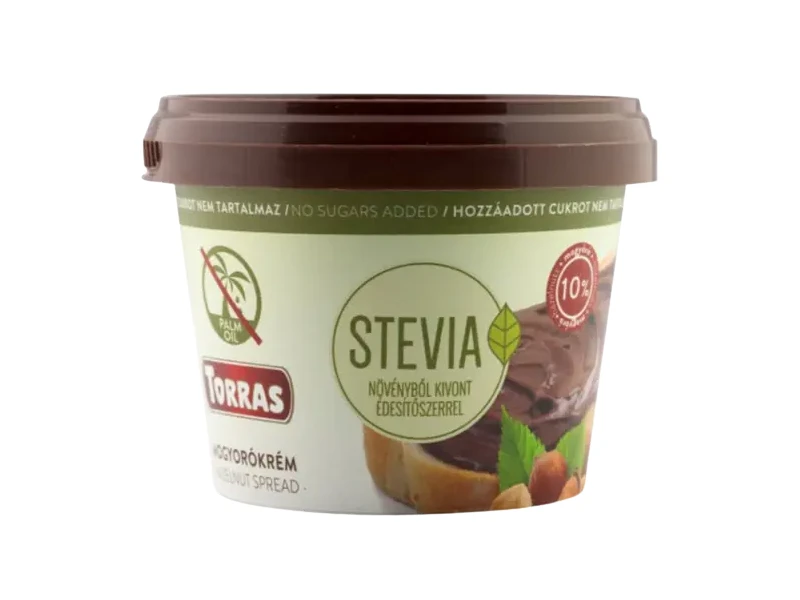 Torras Mogyorókrém hozáadott cukor nélkül, édesítőszerrel 200g