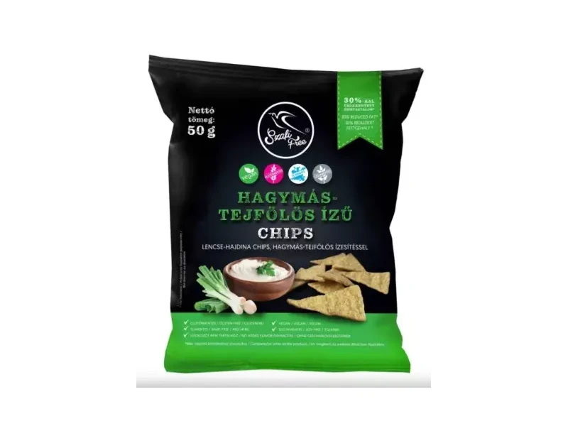 Szafi Free Hagymás-tejfölös ízű chips (gluténmentes) 50 g