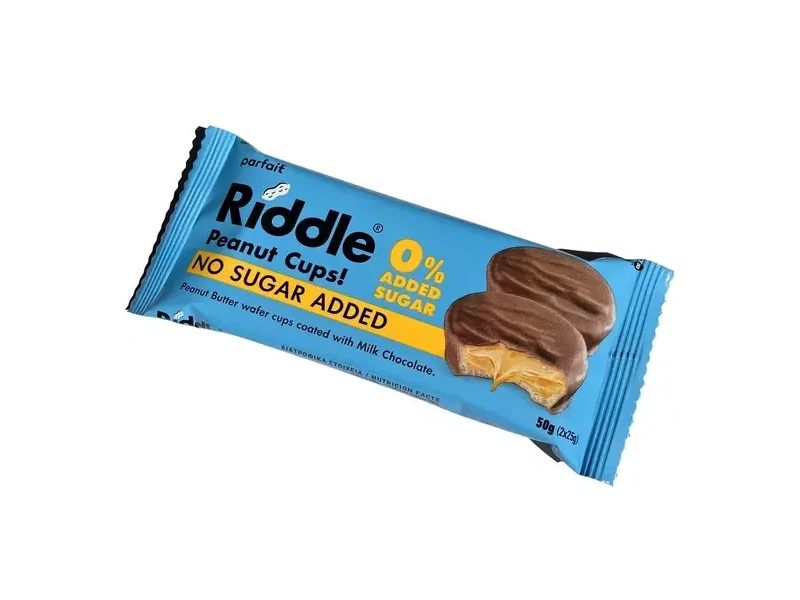 Riddle Mogyoróvajas csokikorongok hozzáadott cukor nélkül 50g