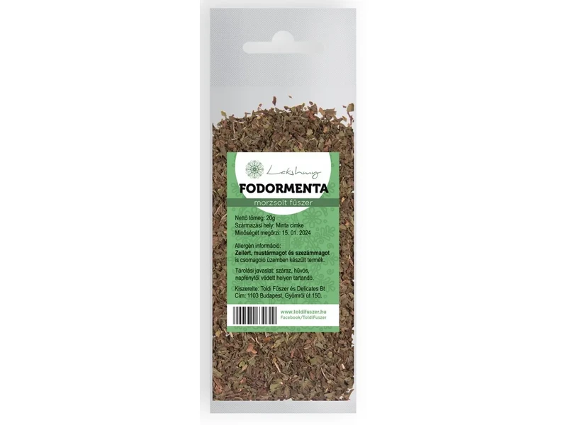 Fodormenta morzsolt 20g