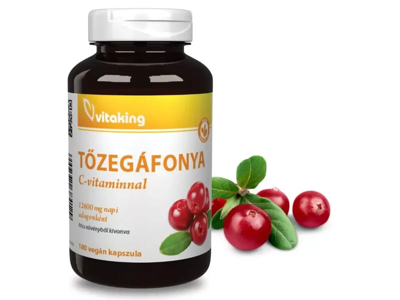 Vitaking Cranberry Tőzegáfonya C és E vitaminnal 90db